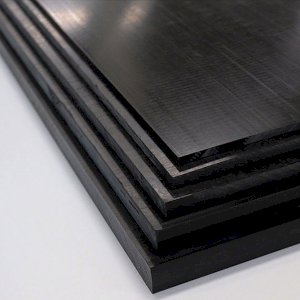 Acetal Plastic Sheet Black 25mm Thick