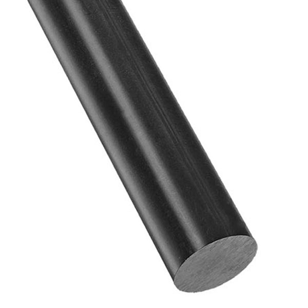 Acetal Round Plastic Rod Black 110mm Dia