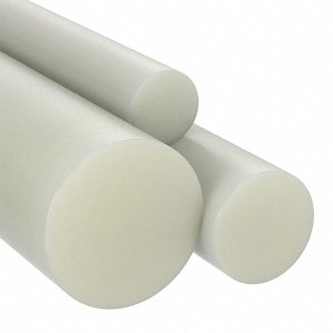 Nylon 6.6 Plastic Rod Natural 100mm Dia