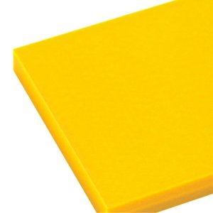 PE500 Plastic Sheet Yellow 12mm Thick